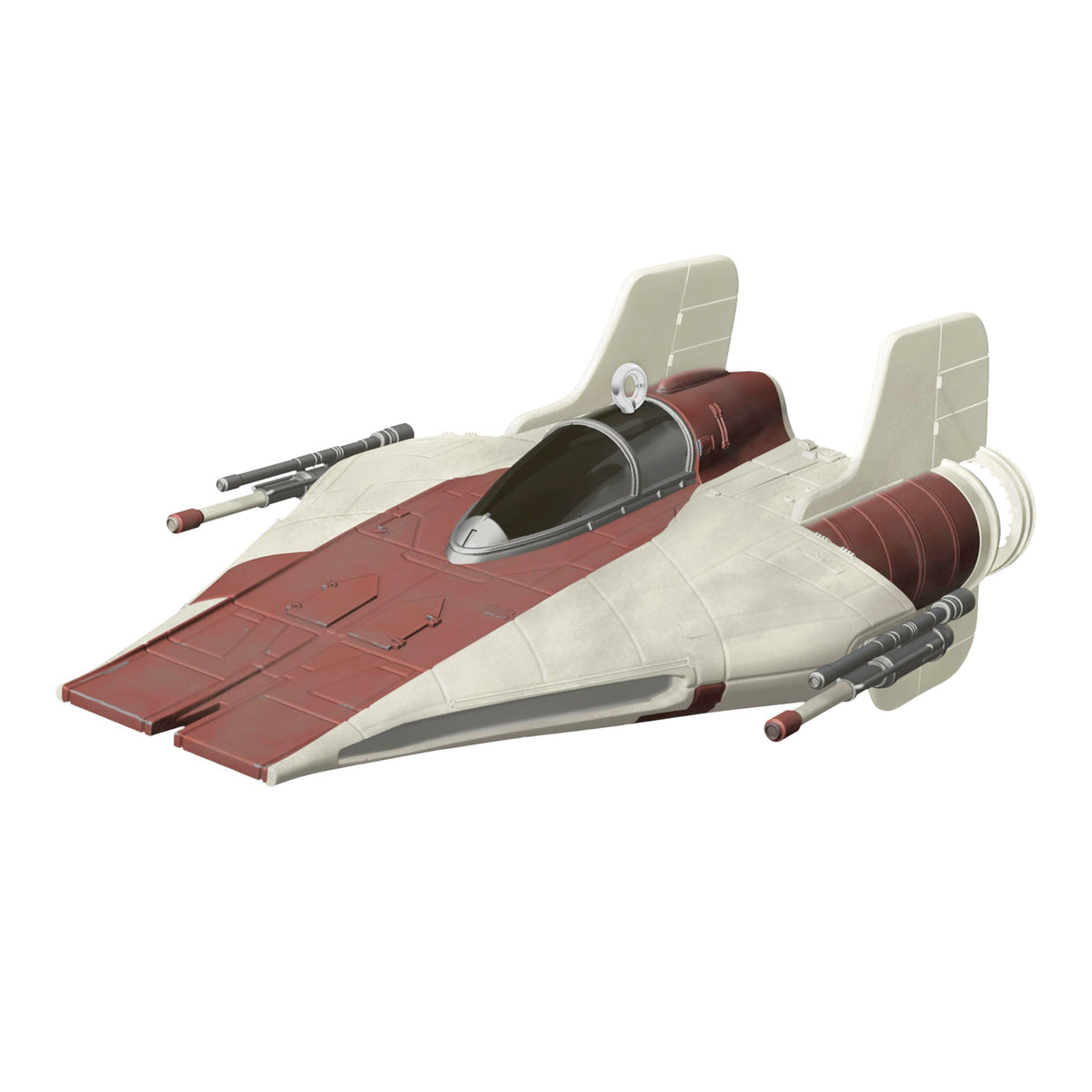Hallmark Keepsake A-Wing front view showing ship detail and collector appeal