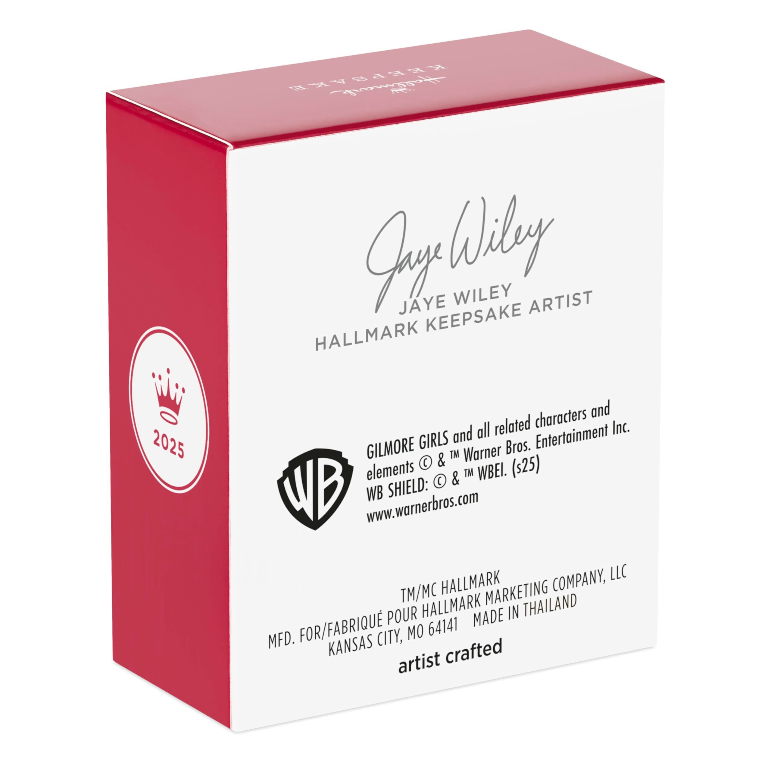 Hallmark Keepsake gift box open showing all three ornaments, ready-to-gift convenience
