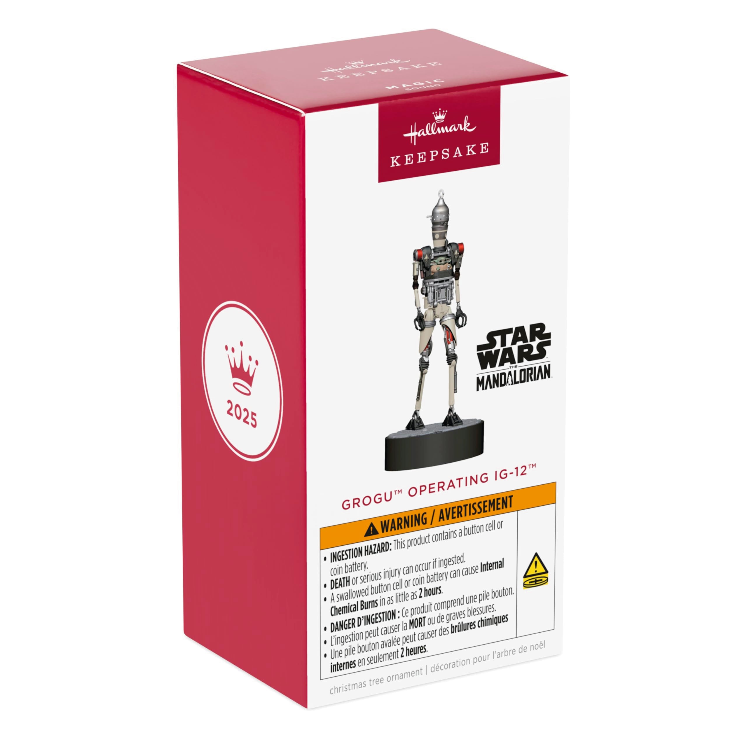 Hallmark Keepsake ornament staged in festive display showing seasonal decoration use