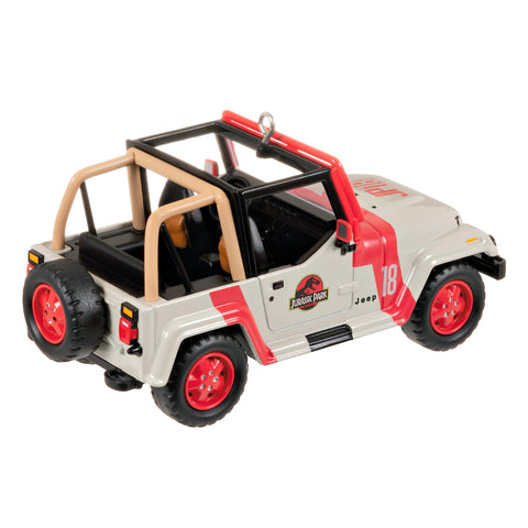 Hallmark Keepsake Jeep side profile highlighting staff markings and paint for authenticity