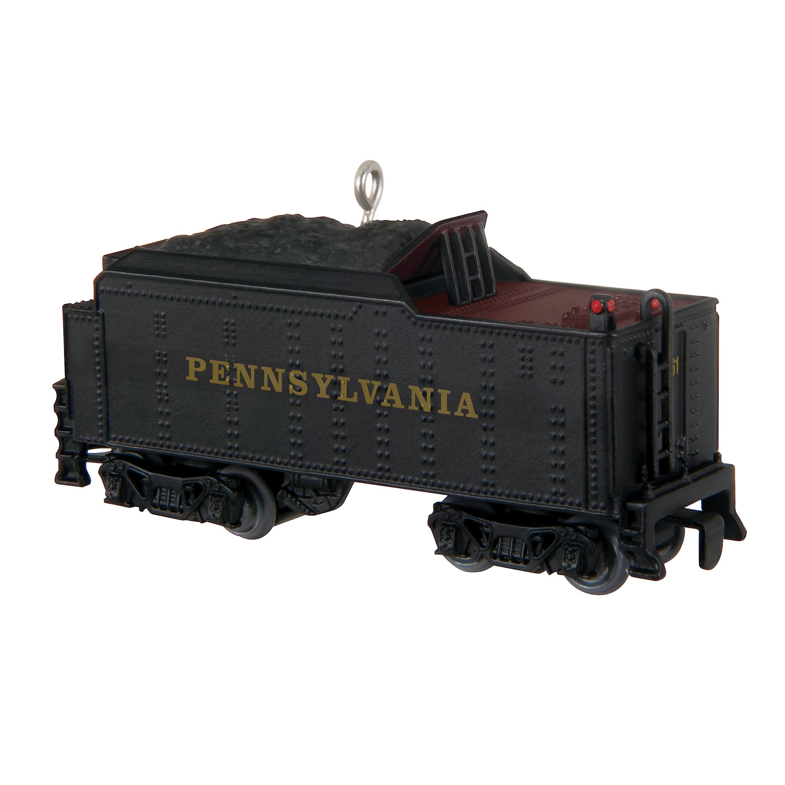 Hallmark Keepsake close-up of die-cast metal detail, highlighting authentic finish