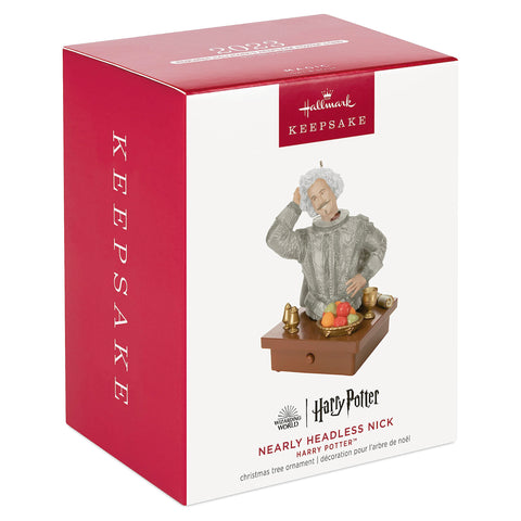 Hallmark Keepsake Nearly Headless Nick illuminated showing light effect and display impact