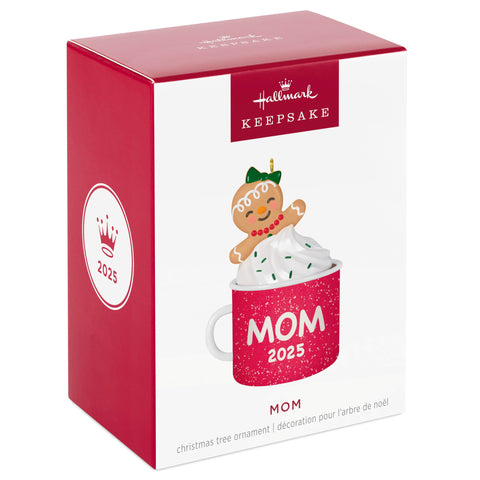 Hallmark Keepsake hanging on decorated tree, adds festive charm to branches