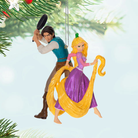 Hallmark Keepsake Pascal closeup perched on Rapunzel, adds playful charm