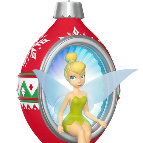 Hallmark Keepsake ornament in hand showing compact size and easy tree placement