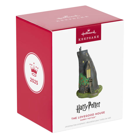 Hallmark Keepsake Lovegood House in gift box ready for gifting and safe storage