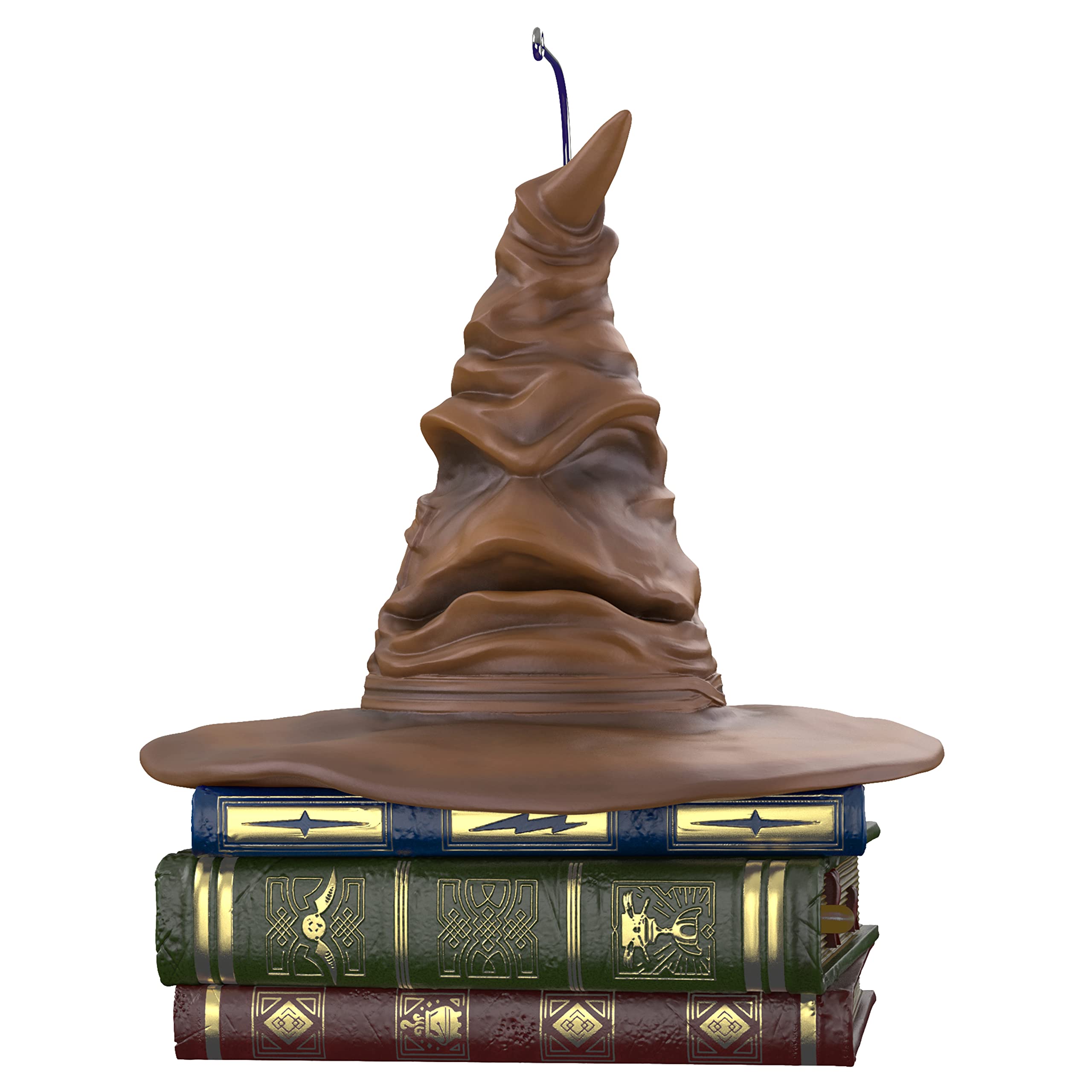 Hallmark Keepsake Sorting Hat front view showing sculpted detail and painted finish for display