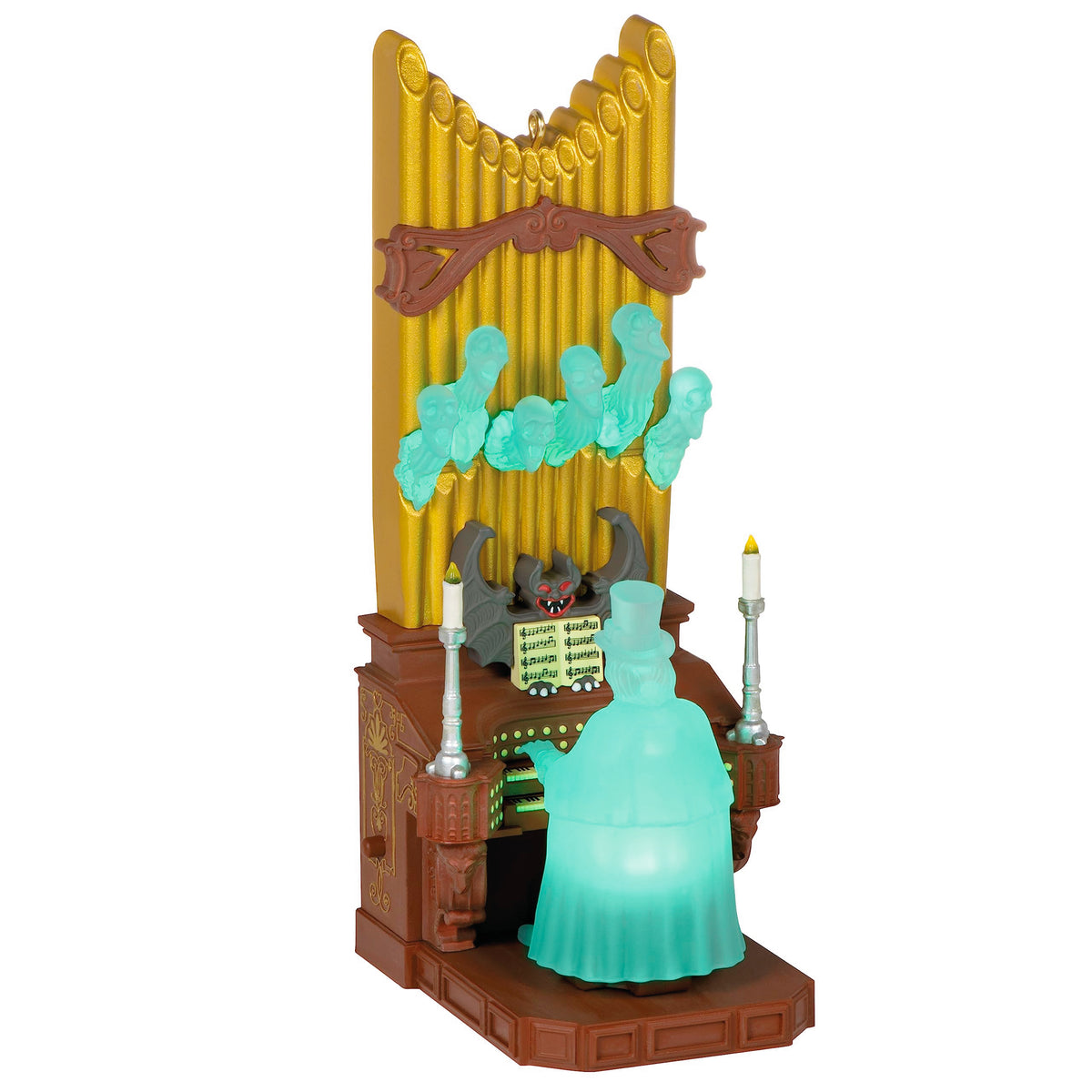 Hallmark Victor Geist front view showing character and organ, perfect collectible display