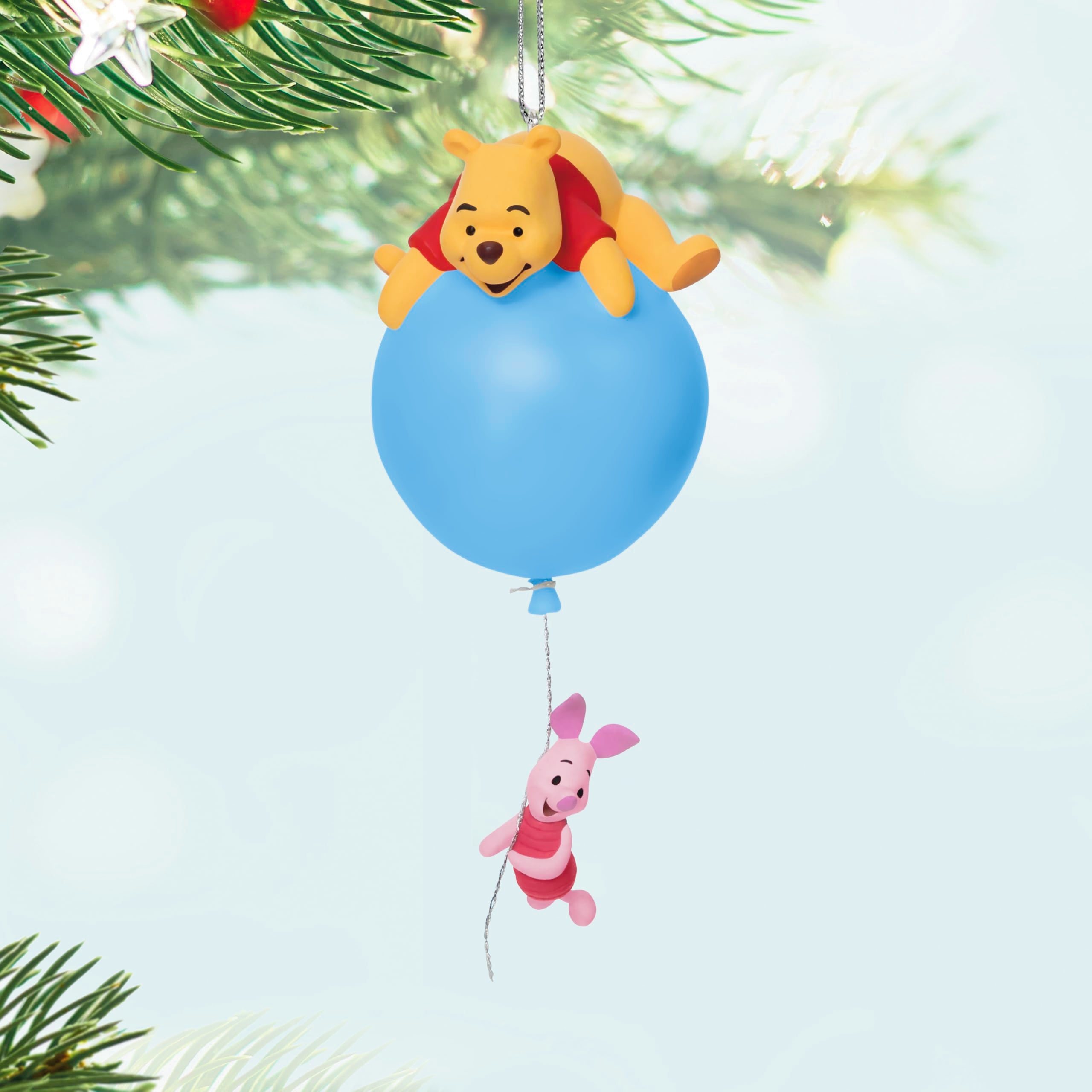 Hallmark Keepsake glowing balloon lit detail, highlights whimsical charm