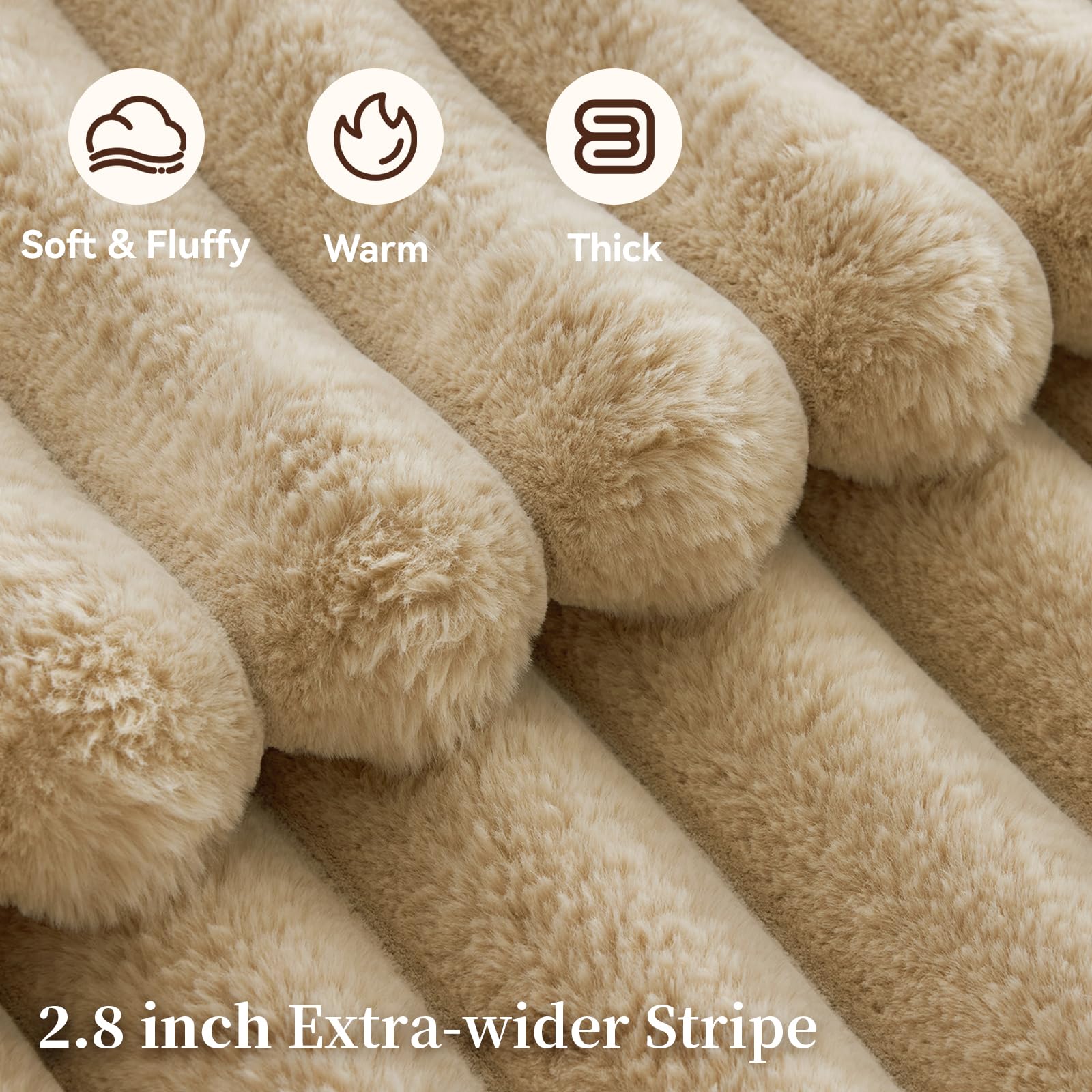 HaloRest photo of the double-sided fleece backing showing warmth and durable weave