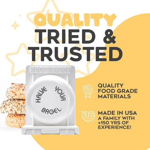 Halve Your Bagel with side panels open showing adjustable capacity for various bagel sizes