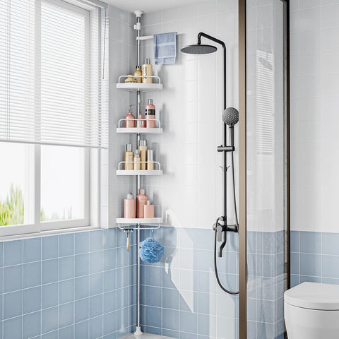 HAMITOR shelf edge closeup showing sturdy plastic texture and water-resistant durability