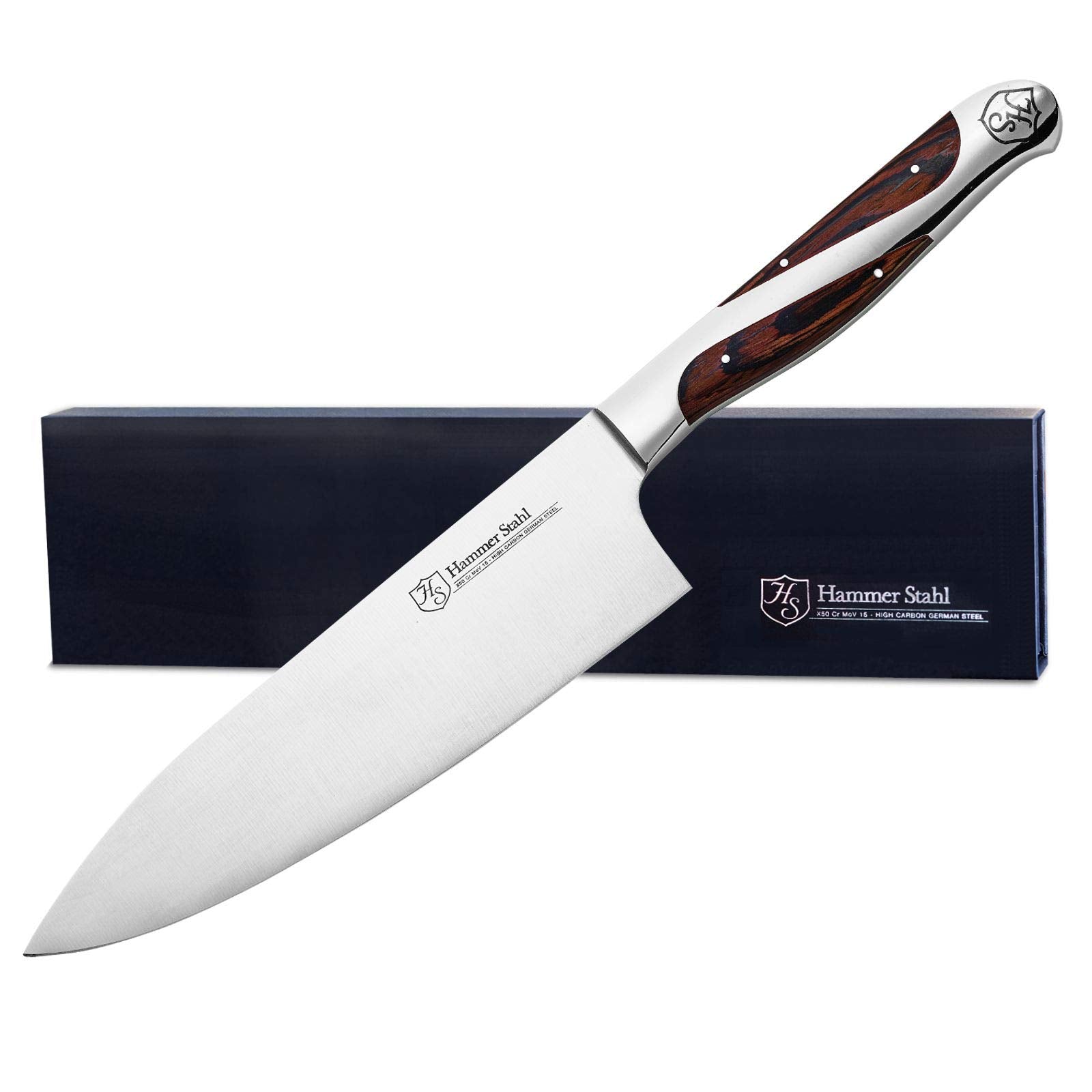 Hammer Stahl front view showing full 6-inch blade and balanced profile for precision