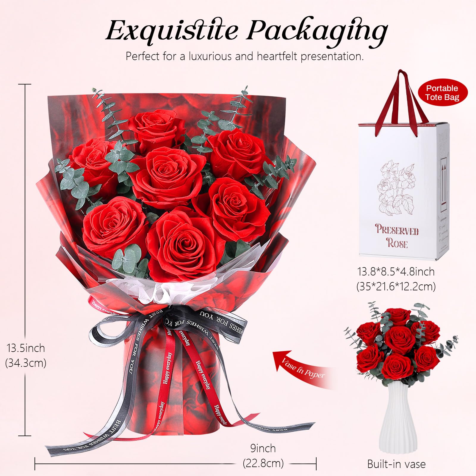 Hanameguri message card and box interior showing personalization for heartfelt gifting