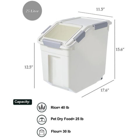 HANAMYA measuring cup resting on lid for accurate portions and easy serving