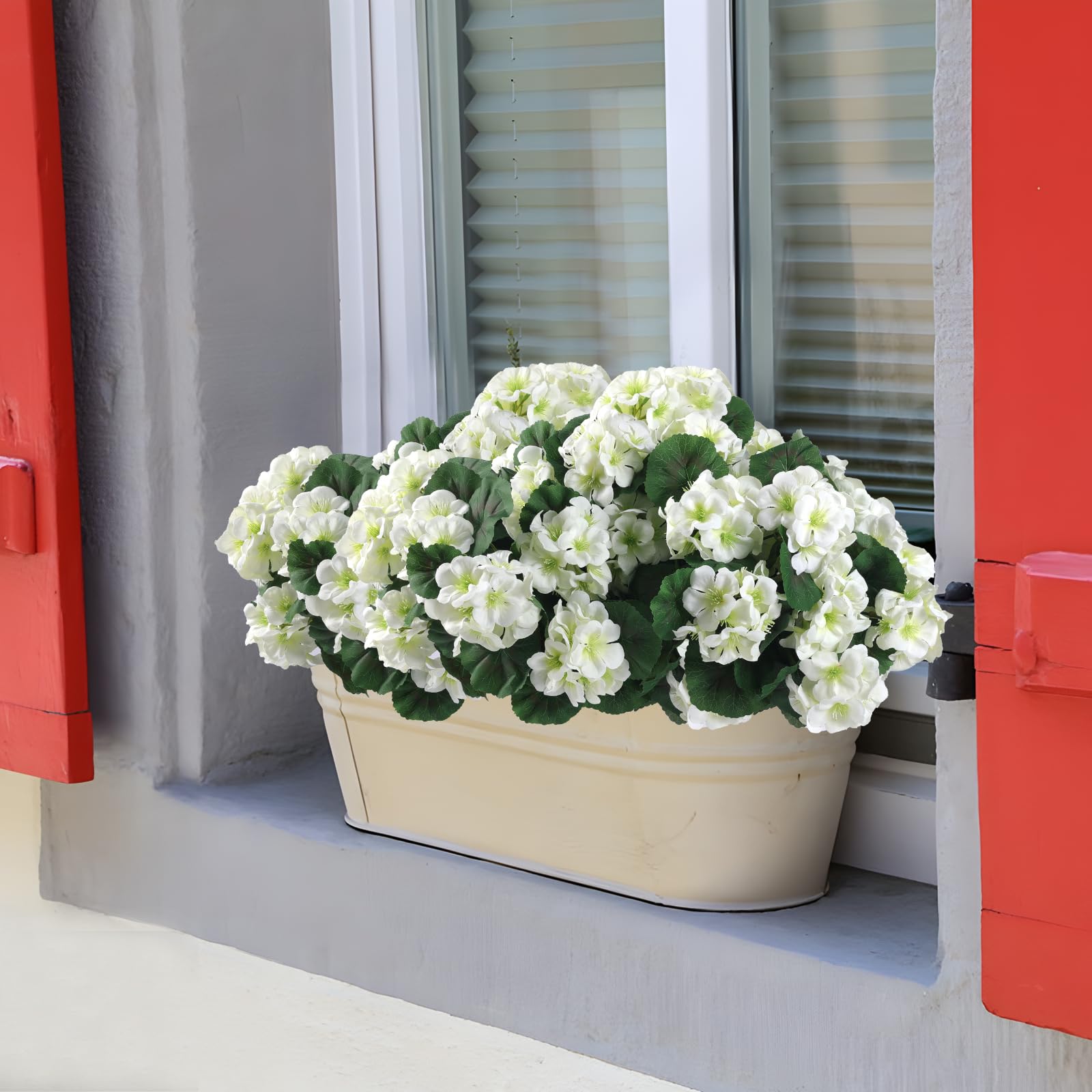 Hananona arranged in terracotta planter for instant porch curb appeal