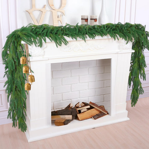 Hananona front packaging showing two 6ft garlands, easy festive decor