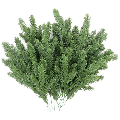 Hananona front view of 100-pack pine branches showing quantity and color benefit