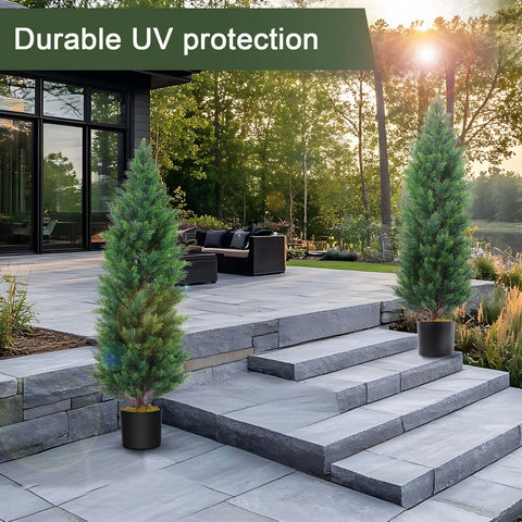 Hananona pair styled on patio demonstrating outdoor atmosphere benefit