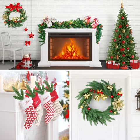 Hananona used on a covered porch display showing weather-protected outdoor benefit: durable seasonal decor
