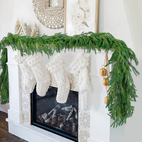 Hananona garland used in wedding setting, elegant greenery accent