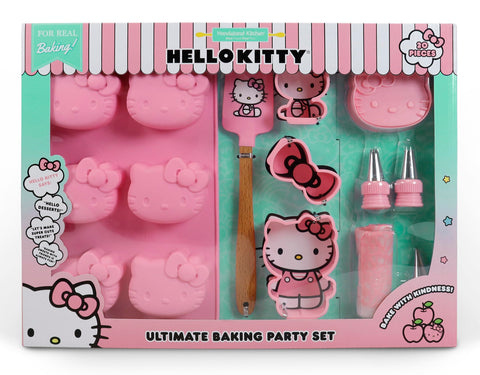 Handstand Kitchen front packaging showing Hello Kitty set and contents for gifting