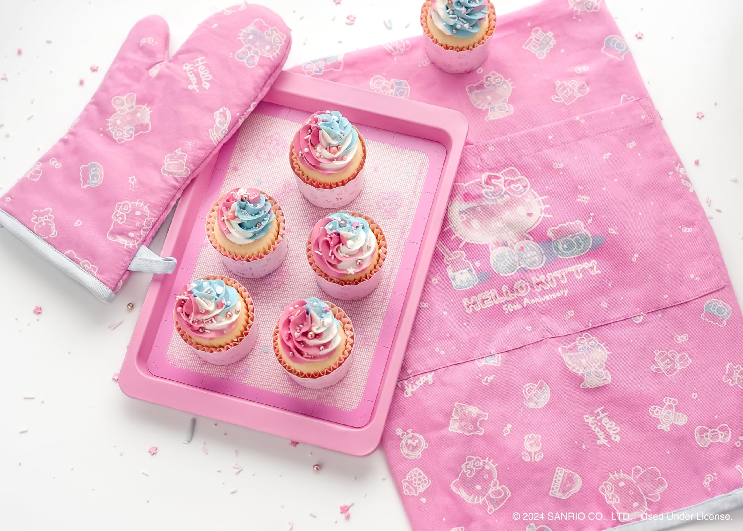 Handstand Kitchen print collage label showing official Sanrio art and collectible quality