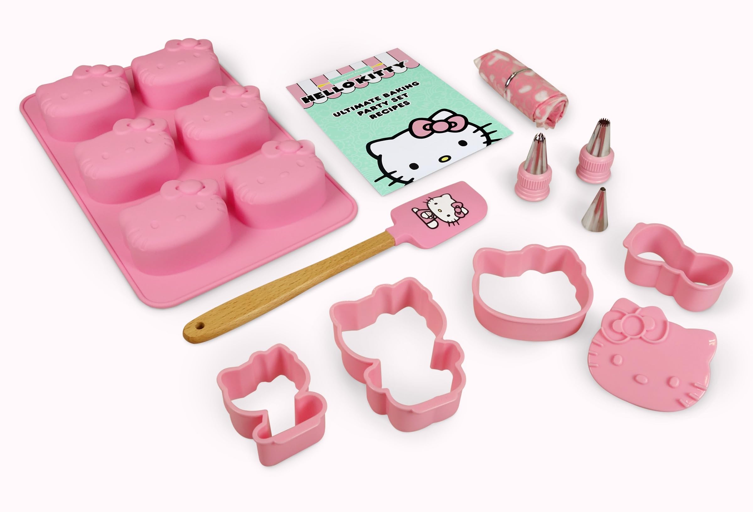 Handstand Kitchen silicone Kitty-face mold close-up, nonstick and easy-release benefit