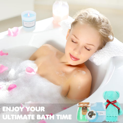 Hangerspace bath products displayed together for an at-home spa experience