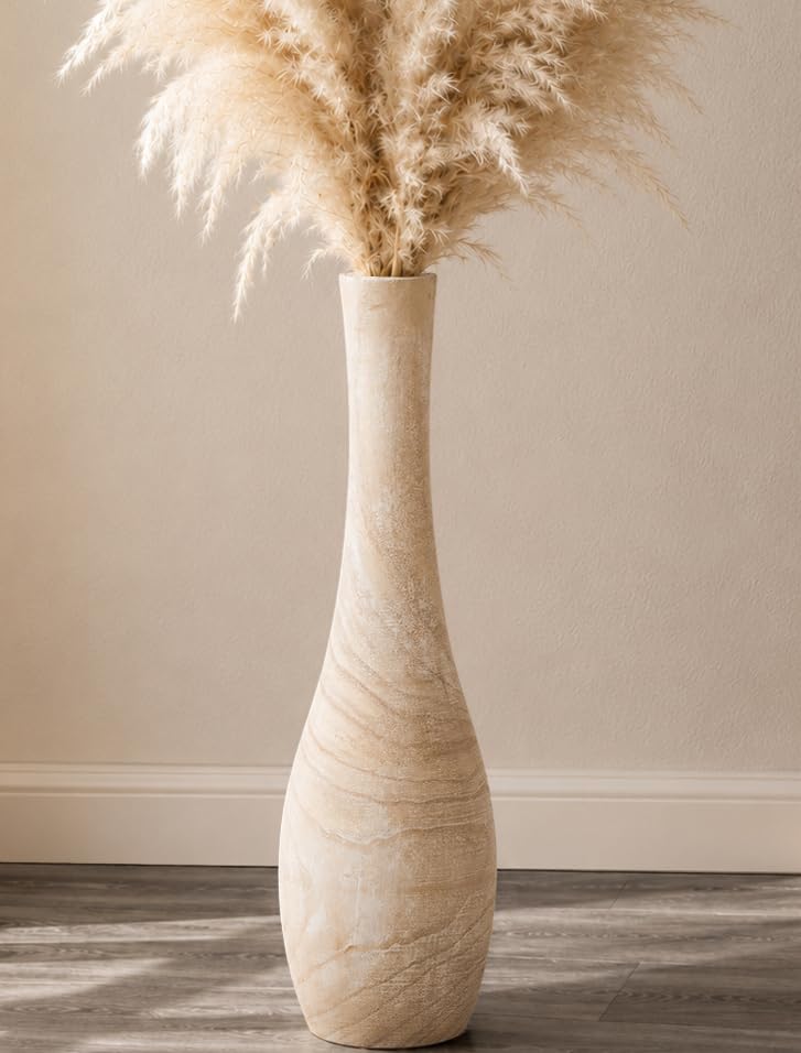 Hanobe front view showing shape and neutral finish, adds warm accent
