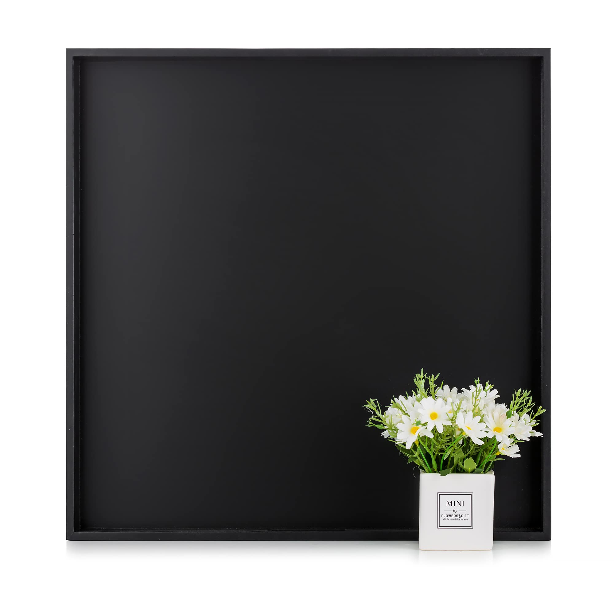 Hanobe front view of 20-inch tray showing large serving surface and elegance