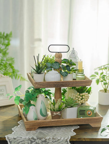 Hanobe close-up of top tray edge highlighting sturdy surface and styling ease