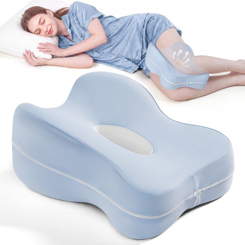 HANQIMER pillow front view showing full-length design and easy benefits