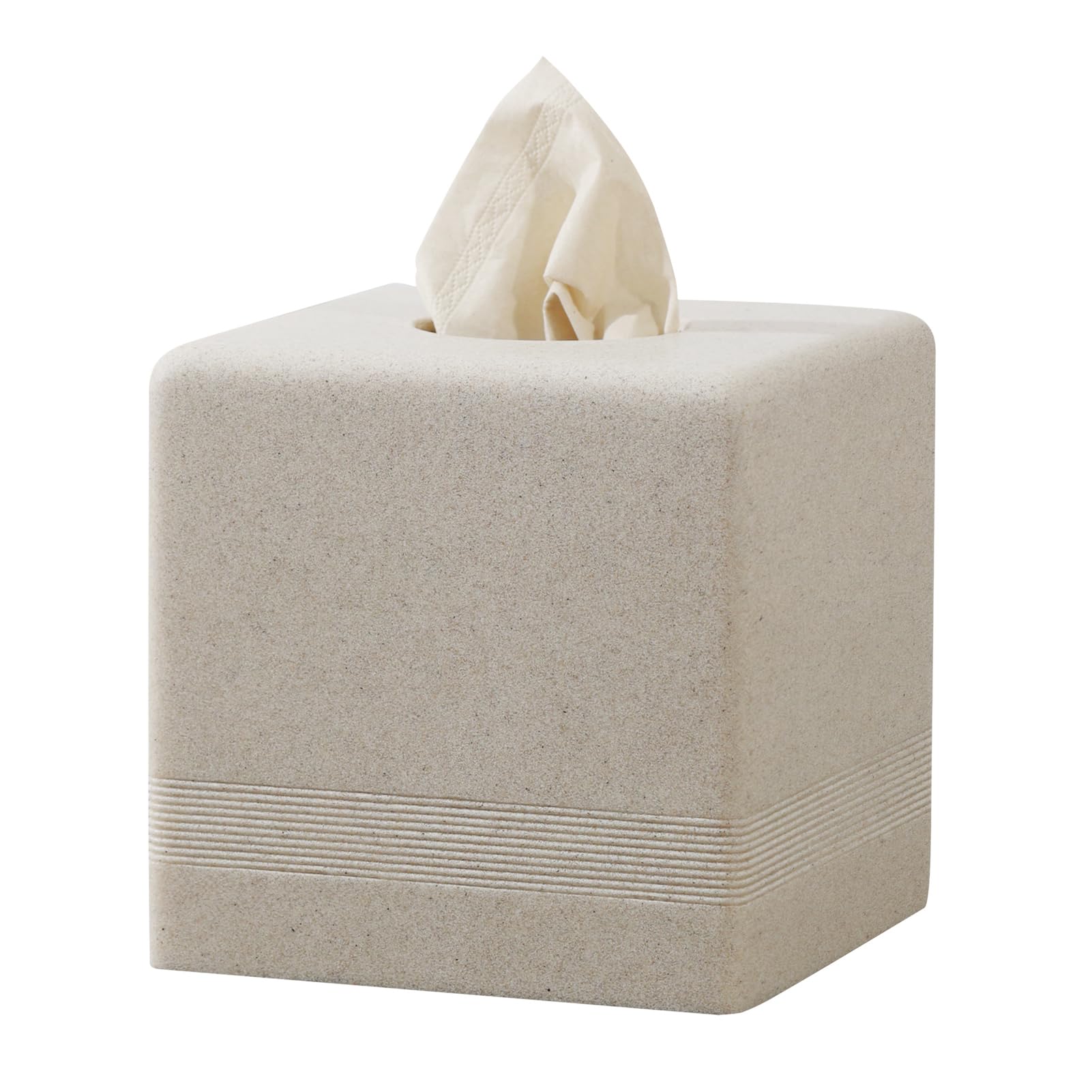 Haocoott front view sandstone cover showing elegant beige finish and neat appearance