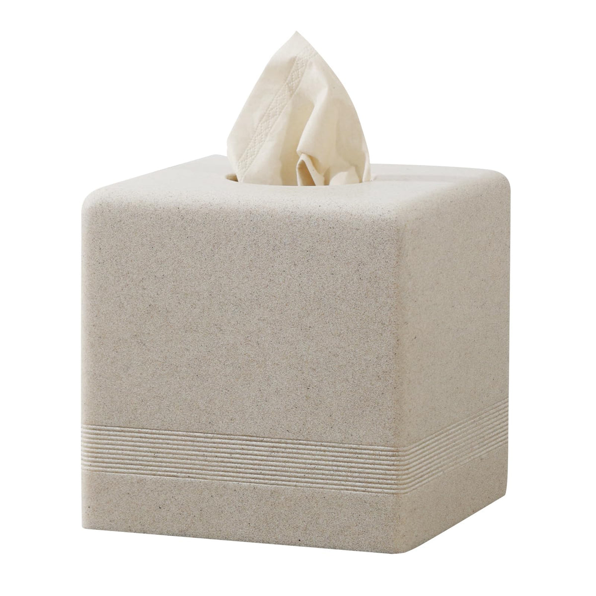 Haocoott front view sandstone cover showing elegant beige finish and neat appearance