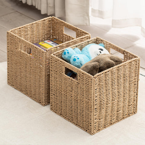 HaoGZMZFCL placed in a cubby shelf illustrating neat organized storage
