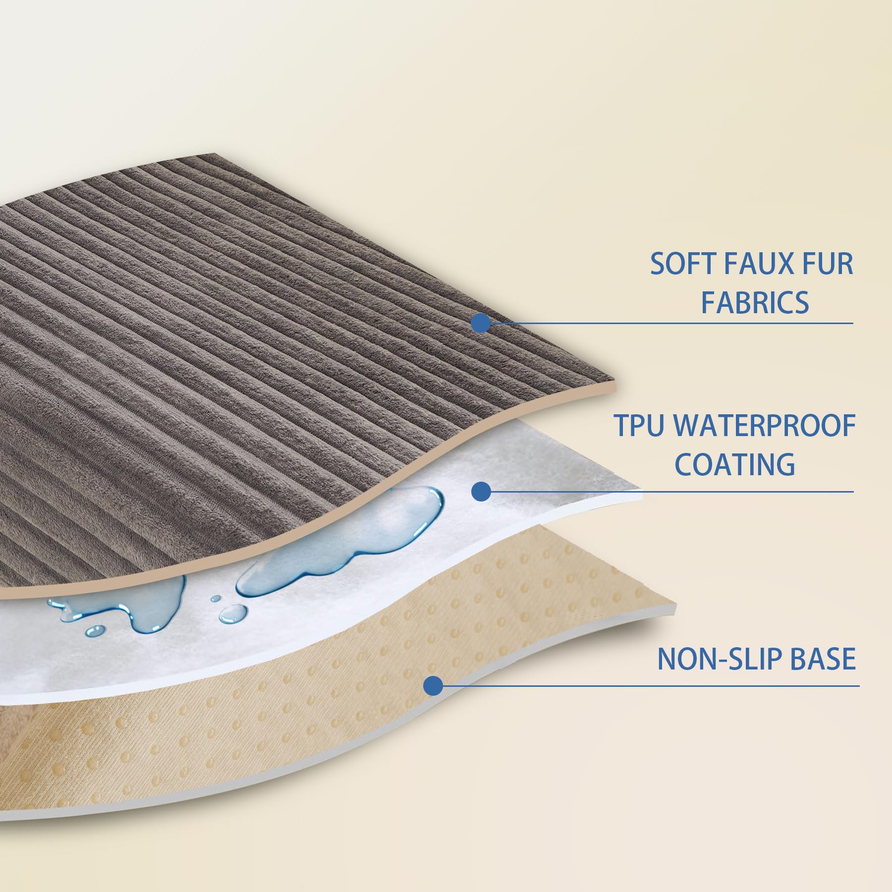 HAOMAIJIA silicone back detail improving anti-slip stability