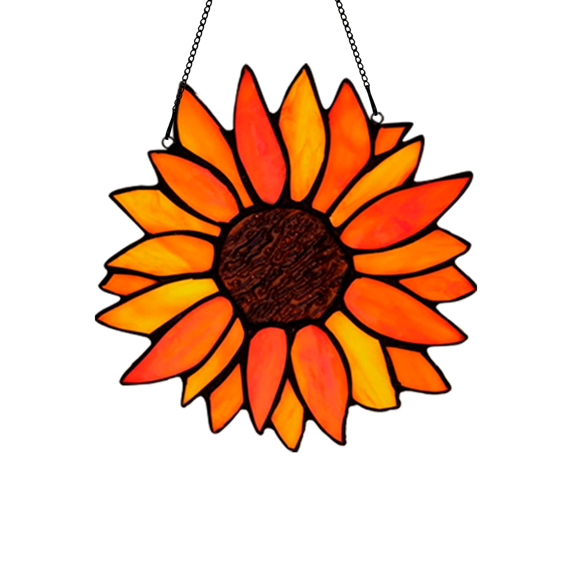 HAOSUM sunflower front view showing vibrant petals and bright window decor