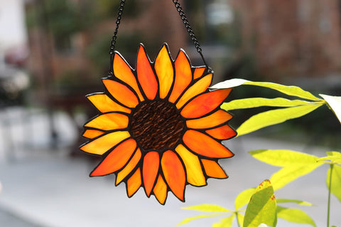 HAOSUM sunflower in breakfast nook adding warm, cheerful ambiance