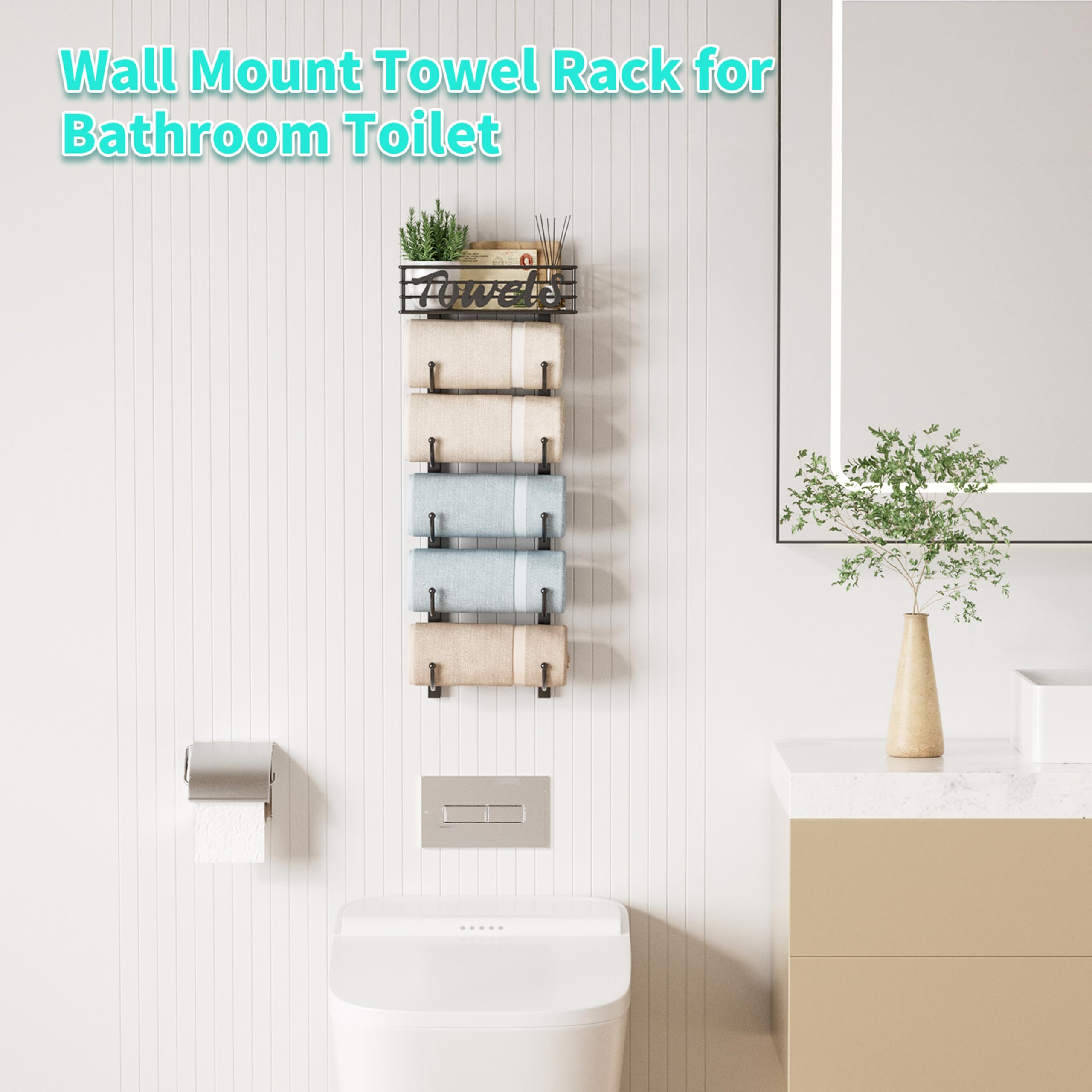 HapiRm styled in a bathroom with aromatherapy demonstrating decorative use