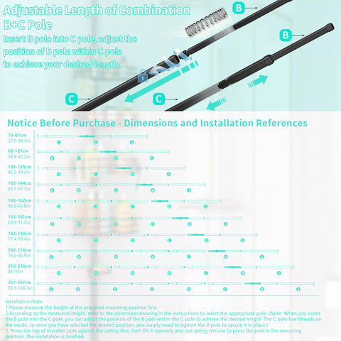 HapiRm installed in shower showcasing how the caddy organizes products and clears the floor