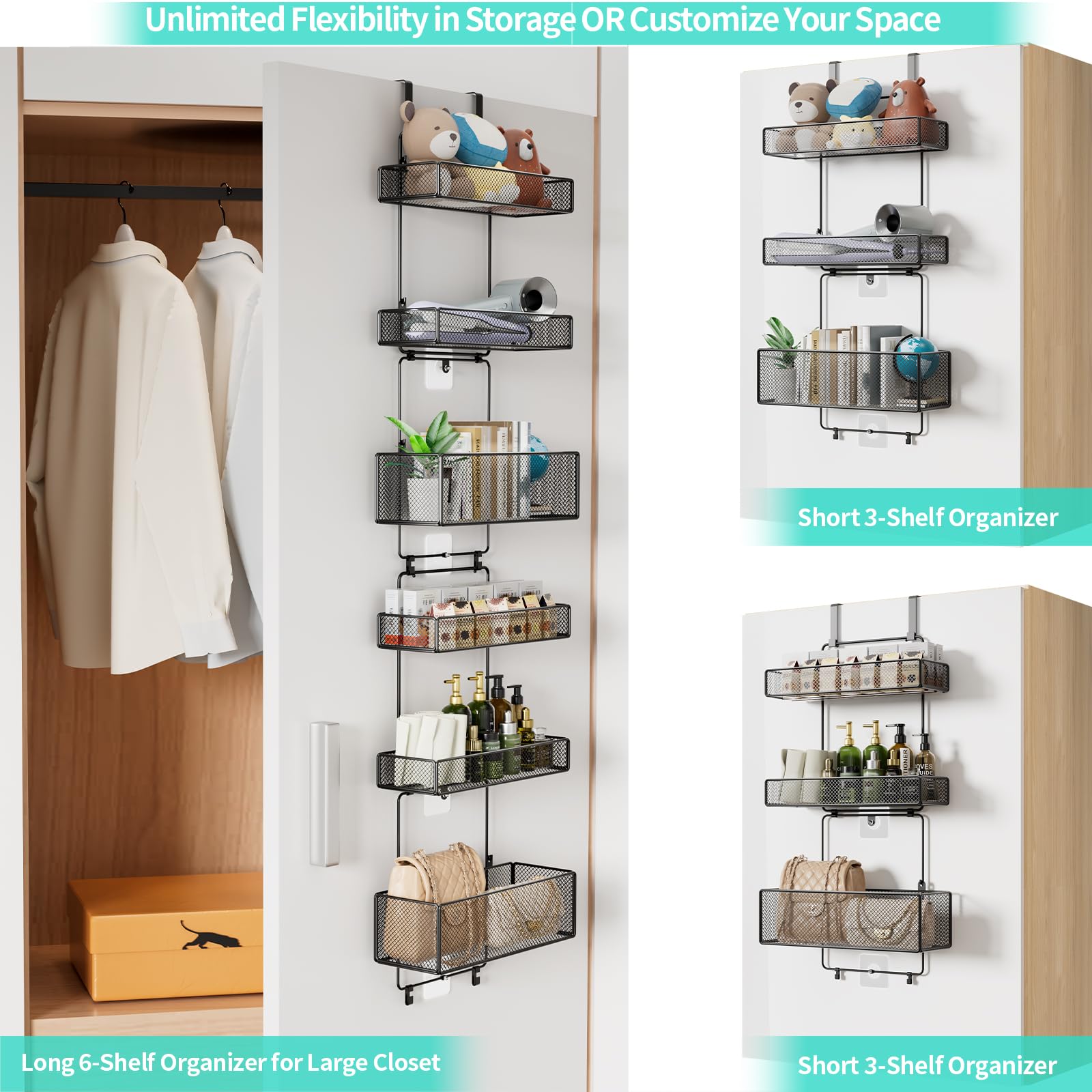 HapiRm separated into two three‑tier racks for flexible placement