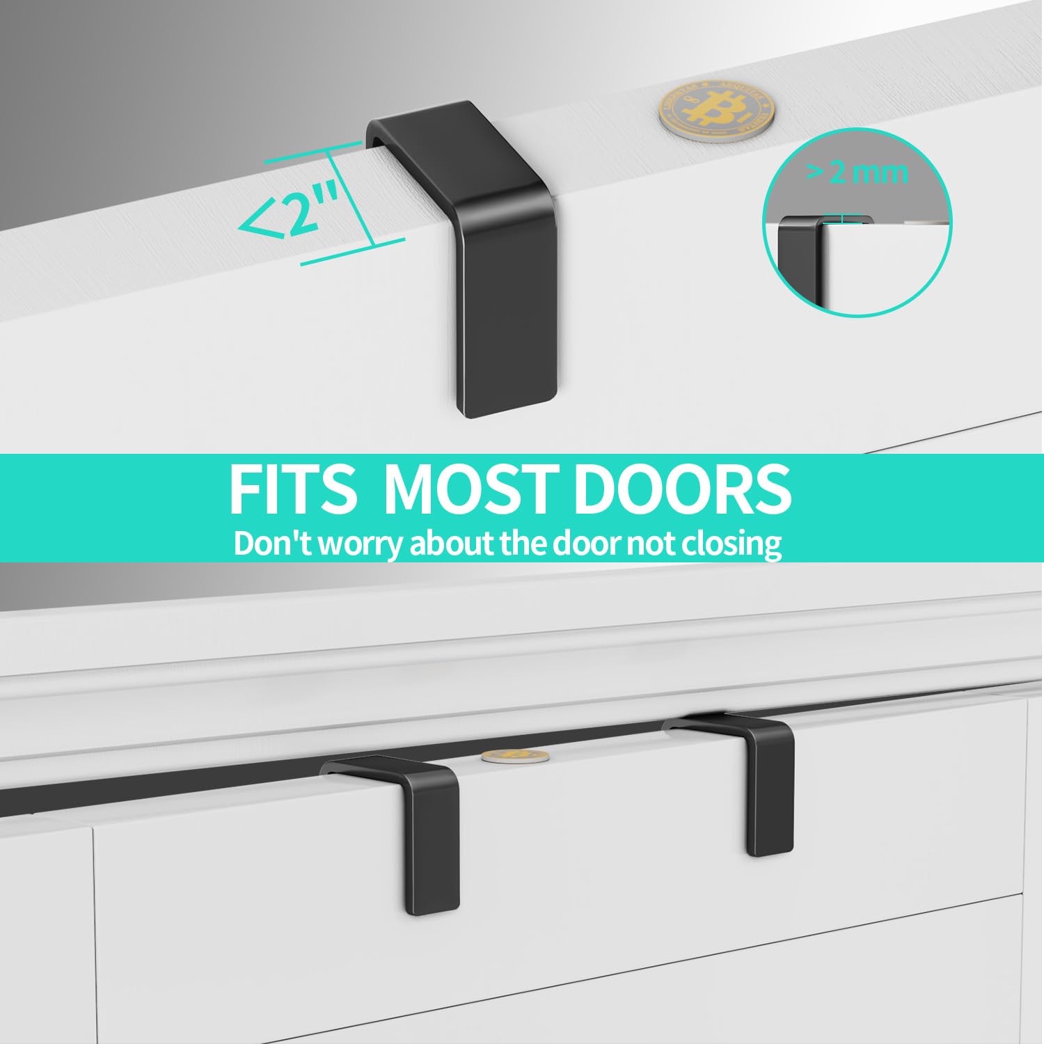 HapiRm next to door showing scale and space‑saving benefit