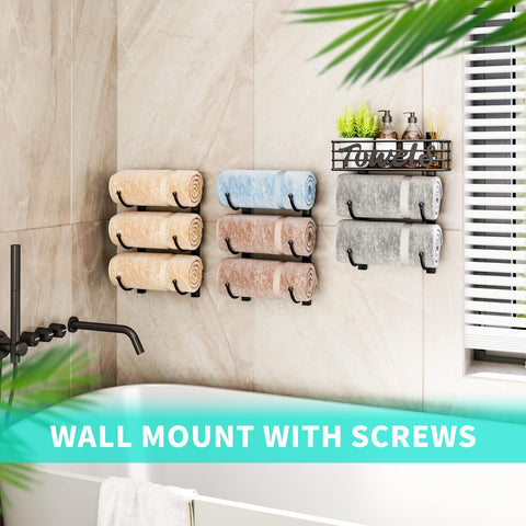 HapiRm wall-mounted in bathroom to show scale and secure mounting