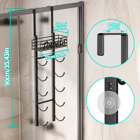 HapiRm wall mounted showing pre-drilled holes and secure installation