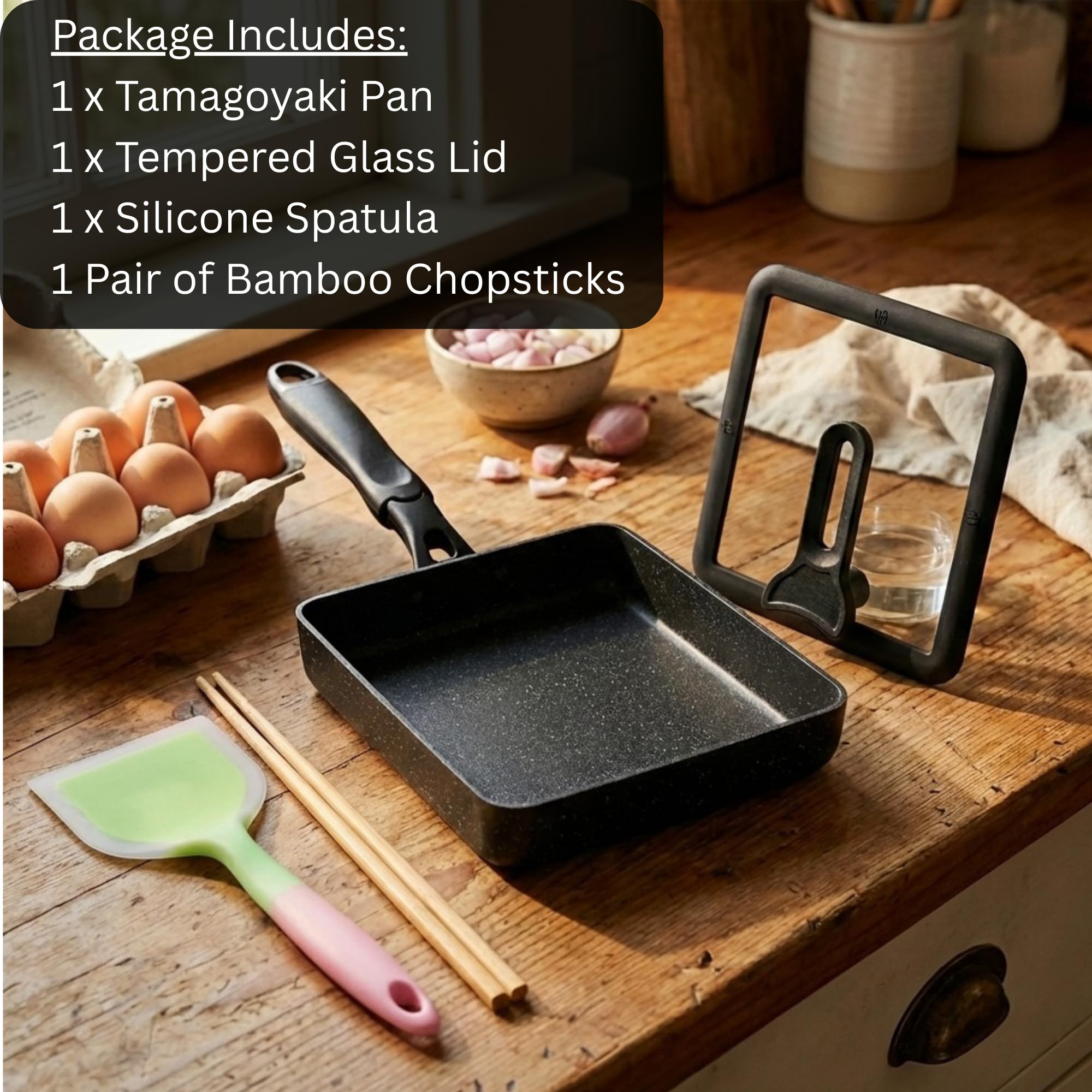HAPPI STUDIO pan being rinsed to show easy cleaning and dishwasher-safe benefit