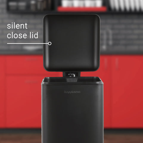 happimess Betty placed in a home office setting offering tidy waste solution