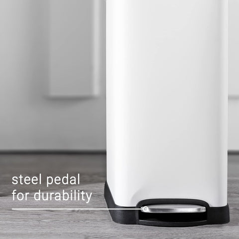 happimess next to chair to show scale and slim footprint for small spaces