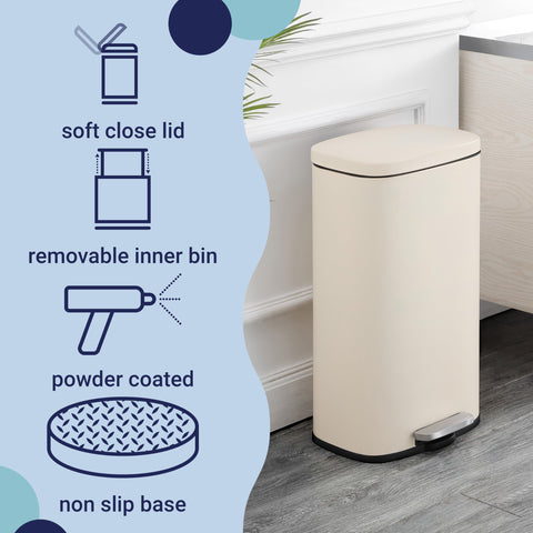 happimess Curtis soft-close hinge closeup showing smooth, quiet lid motion