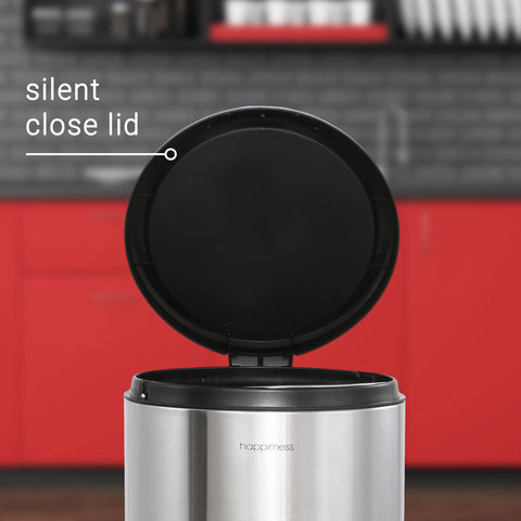 happimess size comparison with apple to show compact 8-gallon scale
